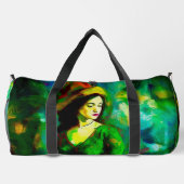 Vrouw in Pet Plunjezak (Achterkant)