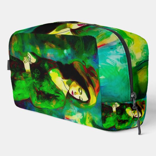 Vrouw in Pet Toilettasje (Rechterhoek)