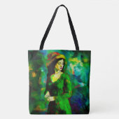 Vrouw in Pet Tote Bag (Voorkant)