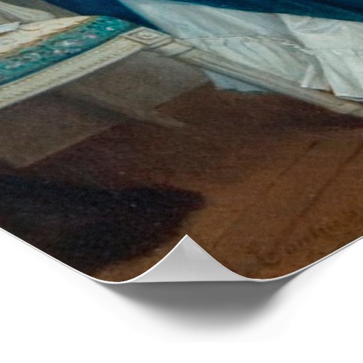 Vrouw in Poster bibliotheek (Hoek)