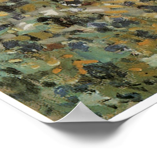 Vrouw in Poster met tuinkunst (Hoek)