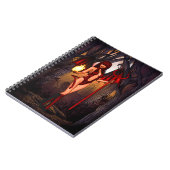Vrouw in rood notitieboek (Linkerzijde)
