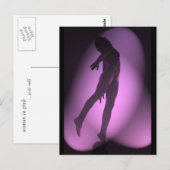 Vrouw in Roze Briefkaart (Voorkant / Achterkant)