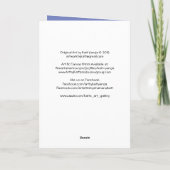 Vrouw in Sneeuw met de Kaart van de Kunst van de (Achterkant)