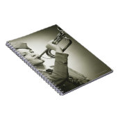 Vrouw in Soldier Uniform Notitieboek (Rechterzijde)