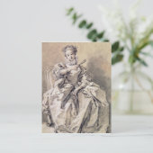 Vrouw in Spaanse kostuum Briefkaart (Staand voorkant)