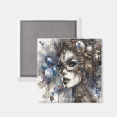 Vrouw in Space Magnet (Voorkant / Achterkant)