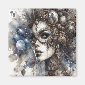 Vrouw in Space Magnet (Voorkant)