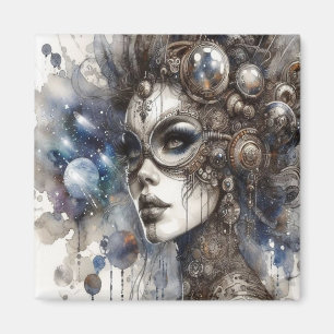 Vrouw in Space Magnet