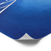 Vrouw in Stad Surrealistische Abstracte Kunst Poster (Hoek)