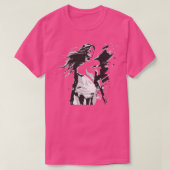 Vrouw in  stijl t-shirt (Design voorkant)
