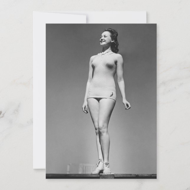 Vrouw in Swimsuit (Voorkant)