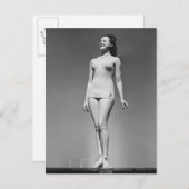 Vrouw in Swimsuit Briefkaart (Voorkant / Achterkant)