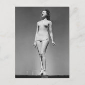 Vrouw in Swimsuit Briefkaart (Voorkant)