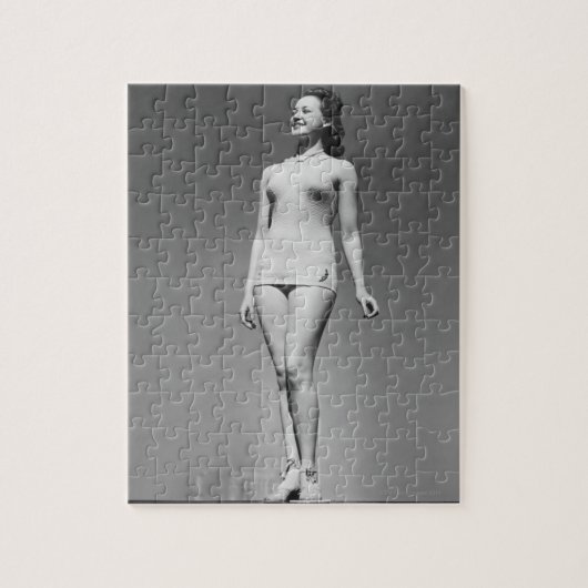 Vrouw in Swimsuit Legpuzzel (Verticaal)
