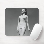 Vrouw in Swimsuit Muismat (Met muis)