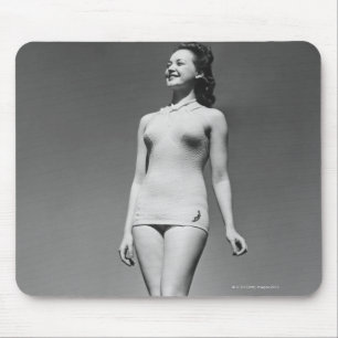 Vrouw in Swimsuit Muismat