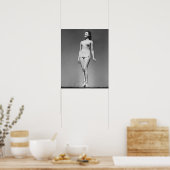 Vrouw in Swimsuit Poster (Keuken)