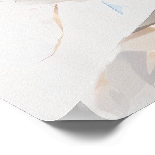 Vrouw in traditionele kledij poster (Hoek)