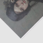 Vrouw in zwart 1 Decoupage papier (Detail)