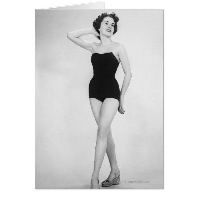 Vrouw in Zwarte Corset (Voorkant)