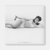 Vrouw in zwemkleding magneet (Voorkant)