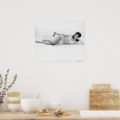 Vrouw in zwemkleding poster (Keuken)