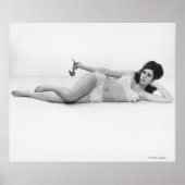 Vrouw in zwemkleding poster (Voorkant)