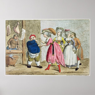 Vrouw Influence of the Devonshire Canvas Poster