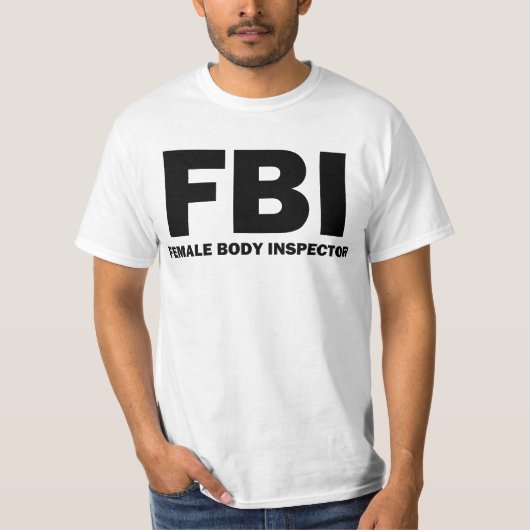 Vrouw Inspecteur T-shirt (Voorkant)