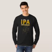 Vrouw IPA Ik plas veel als ik sarcastisch bier dri T-shirt (Voorkant volledig)