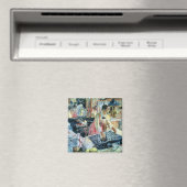 Vrouw Ironing, 1912 Magneet (Insitu (Vaatwasser))