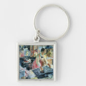 Vrouw Ironing, 1912 Sleutelhanger (Voorkant)