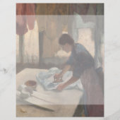 Vrouw Ironing door Edgar Degas (Voorkant)