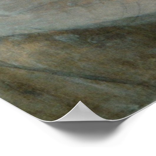 Vrouw Ironing door Edgar Degas Poster (Hoek)