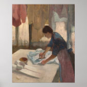 Vrouw Ironing - Edgar Degas Fine Art Poster (Voorkant)