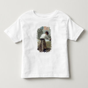 Vrouw Ironing Kinder Shirts