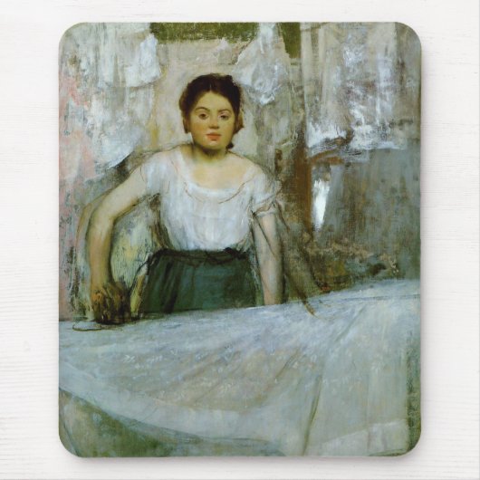 Vrouw Ironing Muismat (Voorkant)