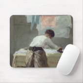 Vrouw Ironing Muismat (Met muis)