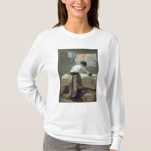 Vrouw Ironing T-shirt