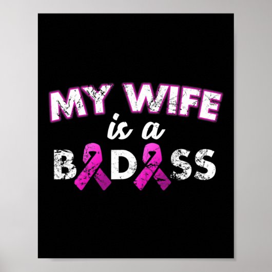 Vrouw is een slecht bewustzijn van borstkanker poster (Voorkant)
