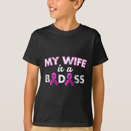 Vrouw is een slecht bewustzijn van borstkanker t-shirt (Voorkant)