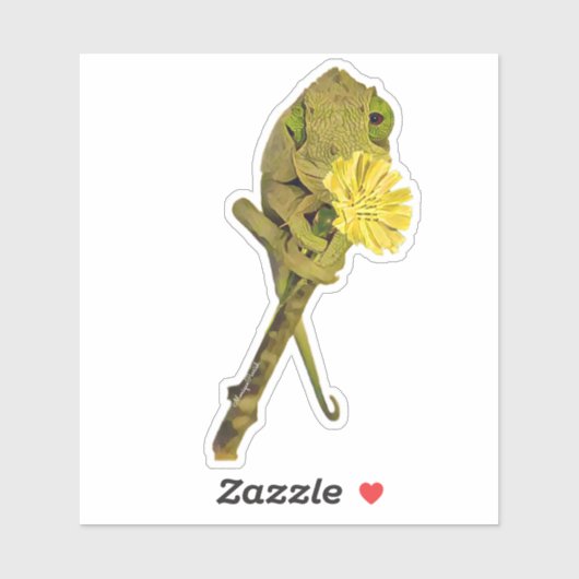 Vrouw Jackson’s Chameleon Sticker (Vel)