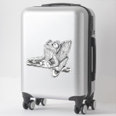 Vrouw Jackson's Chameleon Sticker (Koffer)
