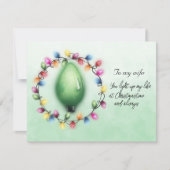 Vrouw, je verlicht mijn leven altijd met Kerstmis (Voorkant)