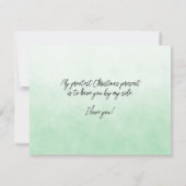 Vrouw, je verlicht mijn leven altijd met Kerstmis (Achterkant)