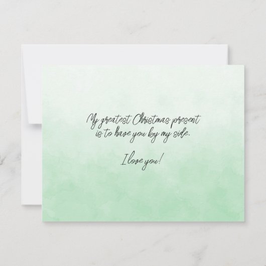 Vrouw, je verlicht mijn leven altijd met Kerstmis (Achterkant)