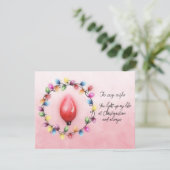 Vrouw, je verlicht mijn leven altijd met Kerstmis (Staand voorkant)