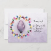 Vrouw, je verlicht mijn leven altijd met Kerstmis (Voorkant)