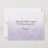 Vrouw, je verlicht mijn leven altijd met Kerstmis (Achterkant)